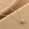 Anhänger Halsketten Mode Edelstahl Gold Runde Ring Strass Pendent Halskette Für Mama Frauen Party Schmuck GeschenkeAnhänger