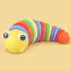 Entrega rápida Fidget Toy Slug Party Party Articulou articulações flexíveis 3D Slug