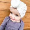 Ihålig tryckt spetsbonhetsbönor skallar för nyfödda tillbehör bebe söt donut headwrap hatt baby flicka sanil turban hattar sommar bomullshatt