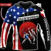 Fashion Custom Name Cosplay Martial Arts Sports Taekwondo Sportswear Tracksuit 3DPrint Men Women Pullover Harajuku Hoodies B5 220706