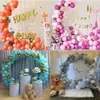 Porta del kit arco a palloncino rotondo prua di palloncini in ghirlanda di palloncini per matrimoni decorazioni per la festa di compleanno baby shower sfondo