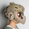 Tactical Helmet for High cut/Fast/AF/MICH/Revision/ airsoft CLEAR Batlsking Viper Visor DE TRANSPARENT /BLACK/SILVER-PLATED LENSE259H