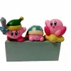 8 pçs conjunto kirby anime jogos kawaii dos desenhos animados kirby waddle dee doo pvc figura de ação bonecas coleção brinquedos para crianças presentes aniversário9420233