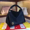 Black Women Luxurys Designers Bags M41066 Monograms Empreinte embossed Shoulder Tote Bags ARTSY MM Large-capacity handbag