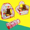 IMBABY 3 en 1 jouet tentes tunnel pour enfants bébé intérieur océan balles piscine sèche enfant en bas âge aire de jeux parc pliable enfants jouer parc 220621