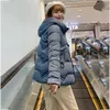 Manteau d'hiver court en coton pour femme, nouvelle Version coréenne, Service de pain, à capuche, ample, épais et chaud, veste en coton, L220730
