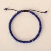 Странство с бисером женское браслет формы диска Lapis Lazuli Дружба браслеты Bijoux Fashion Punk Disterry Beaded