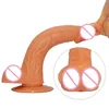 NXY Dildo's gebogen omgebouwde penis kan worden gekoppeld aan vrouwen masturbatie massage stick en siliconenomvormige producten 0316