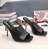 designer bags Luxury sandal slipper Femal Peep toe Shiny Shoes Face Scuffs High Heels shoes