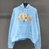 Nieuwe verkoop fashion hoodie Broken Bear sweatshirt Teddybeer Trendy Terry Explosion Sweater stijl Mannen en Vrouwen Maat S-XL