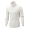 2022 Winter Heren Turtleneck Sweater Mannen Breien Sweaters Rollneck gebreide trui Warm mannen Jumper Slim Fit Casual Sweater L220730