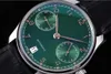 AZ Men's Watch Size 42,3 мм толщиной 14,1 мм с 52010 Движение Минированная рука дата маленькая вторая и динамическая дисплей сапфировый хрустальный стеклянный зеркальный ремешок из телячьей кожи