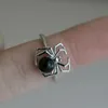 Cluster ringen punk spider zilveren kleur voor vrouwen mode sieraden vinger verlovingsfeest vrouwelijke anel bague accessoirescluster