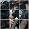 Steering Wheel Covers Pc Non-slip Full Hole Hand-sewn Car Cover Protector Four Seasons Universal 3-Color Replacement AccessoriesSteering Cov