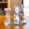 Crystal Arts and Crafts Bear Nipplebaptism Baby Shower Souvenirs Party Doop Giveaway Gift Wedding Gunsten en geschenken voor gast