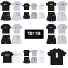 6 أنماط Trapstar London Suit Thest Thest Thest Thergroidery Mens T Shirt و Shorts عالية الجودة من القمصان الشوارع غير الرسمية.