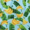 Banana Fruit Print Camicie da spiaggia Uomo 2022 Estate Casual manica corta Camicia hawaiana Aloha Uomo Button Up Party Chemise Homme XXXL L220704