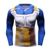 Мужские футболки летние спортивные рубашки с длинным рукавом спортзал мужски Rashguard 3D Print