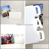 Mdf Sublimation Blank Po Frame Diy Wooden Lettering Board Sublimating White Family Home Album Heat Transfer Items By Air Drop Delivery 2021