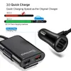 60W 8A Front Back Seat 4 Port USB Quick Charge QC3.0 Car Charger For iPhone 13 Huawei Xiaomi Samsung Fast Phone Charger