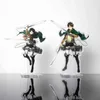 타이탄 아크릴 스탠드 모델에 대한 공격 Levi Mikasa Eren Anime Titans Attack Figures Shingeki No Kyojin Desk 장식 컬렉션 선물 AA220318