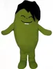 Wysokiej jakości Mascot Green Bean Boy Mascot Halloween świąteczne kreskówki Stroje Postacie Reklama ulotki ubrania karnawał unisex strój dorosłych