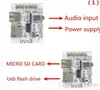 الدوائر المتكاملة 10PCS Etooth Audio Audio Board مع فتحة بطاقة USB TF بطاقة فك التشفير preamp الإخراج 5V 2.1 وحدة الموسيقى الاستريو اللاسلكية