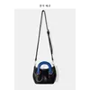 가방 여성의 새로운 INS 틈새 색 대비 접이식 2021 트렌드 그물 레드 핸드백 다재다능한 하나의 어깨 메신저