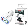 3 ports USB Fast rapide Charge QC3.0 3.5a Charger de voiture double pour iPhone Samsung Huawei Xiaomi iOS Android Téléphone Universal