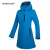 THE ARCTIC LIGHT Damen Softshell Fleece Lange Jacke Outdoor Windjacke Wandern Camping Trekking Klettern Weibliche Mäntel Winter 220516