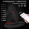 NXY Anal Toys 360 ° Rotativo Prostate Massager Male Vibrator App Controle remoto Aquecimento vibratória Butt Plug Sex for Men Gay 220506