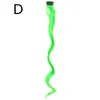 Gekleurde haarstukclip in haarextensions Hittebestendige synthetische rechte haarstukken voor vrouwen met meerdere kleuren feesthoogtepunten