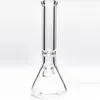 Bongs de vidrio grueso Cachimbas 35 CM Base de vaso Bong de vidrio Diseño clásico súper pesado Bongs de agua de 9 mm de espesor con accesorios para fumar