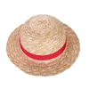 Basker 35 cm Luffy Hat Straw Performance Animation Cosplay Sun Protection Accessories Summer Hats for Womenberets Davi22