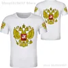 Rosja T Shirt Free Custom Made Numer Rus Socialist T-Shirt Flaga Rosyjska CCCP ZSRR DIY Rossiyszaya Ru Sowiecki Ubrania 220702