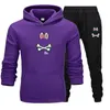 Herren-Trainingsanzüge, Sportbekleidung, Trainingsanzüge, Herbst- und Winter-Jogginganzug, schlanker und atmungsaktiver Psycho-Bunny-bedruckter Kapuzenpullover mit Rundhalsausschnitt, Sweatshirt-Jacke, 13 Farben, Größe S-3XL