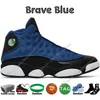 Brave Blue Red Flint Bred Hyper Royal 13 13s Zapatillas de baloncesto para hombre Court Purple Del Sol Houndstooth Black Cat He Got Game Obsidian Hombres Deportes Mujer Zapatillas de deporte Entrenadores