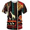 Men039s Tshirts moda męska afrykańska drukowana koszulka afryka dashiki odzież swobodna koszulka z krótkim rękawem dla mężczyzn tradycyjna 9351306