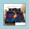 Leão peixe gato gato conjunto de animais padrão de luxo 3d impressão cama roupa moderna arte de microfibra edredor sets 2/3 peça único tamanho duplo para