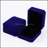 Jewelry Boxes Packaging Display Veet For Only Pendant Necklaces Wedding Cases Gift In Bk Drop Delivery 2021 2Dk