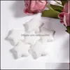 Granos sueltos de piedra Joyas Cristal natural 30Mm Adornos de estrellas Cuarzo Cristales curativos Energía Reiki Gema Decoración de la sala Dr Dhnmy