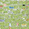 50 PCS Graffiti Planche À Roulettes Autocollants Mignon Dessin Animé Vert Dinosaure Pour Voiture Ordinateur Portable Réfrigérateur Casque Pad Vélo Vélo Moto PS4 Livre Guitare Pvc Stickers