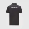여름 극단 스포츠 남자 폴로스 McLaren F1 2022 팀 공식 폴로 셔츠 경주 정장 포뮬러 원 키트 F1 셔츠 모토 티 빠른 드라이 사이클링 저지