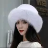 Beanie/Skull Caps Gifts Furry Winter Earmuffs Faux Fur Brim Warm Cap Hat Berets