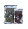 Delta8 Gummies Packaging Bags Aluminum Foil Clear Front Resealable edibles bag Self Seal with Zipper lock