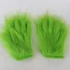 Guanti Cosply di Halloween Green Horror Spaventoso Guanto di Carnevale Masquerade Casco per adulti Forniture per feste di Halloween Maschere