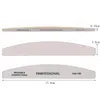 Nail Files 50pcslot Wood Sandpaper File For Manicure 100180 Professional Wooden Buffer Grey Boat Double side Care Tool 220922