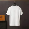 Luxury Casual Mens T -shirt Ny Wear Designer Kort ärm 100% bomull Högkvalitativ grossist svartvitt storlek Prad Tshirt tee m 2xl