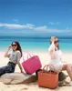 Nya förvaringspåsar stor fångst strandfärg sommarimitation silikon korg kreativa bärbara kvinnor totes väska 0101279q