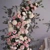 装飾的な花の花輪大手ローズホーンアーチ花柄の結婚式の装飾花の壁壁撮影プロップショップPOエリアデコラット